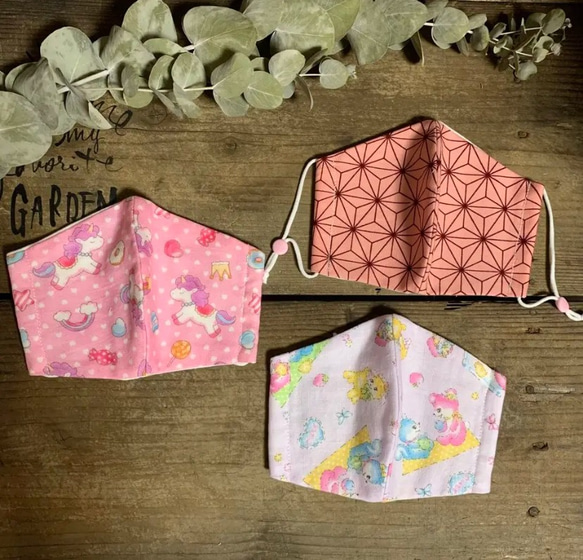 立体マスク 3枚セット キッズサイズ 1枚目の画像