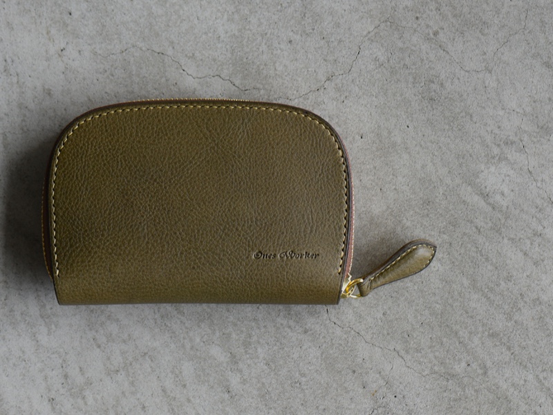 ■送料無料■カラーオーダー■ミネルバボックス ミドルサイズ ラウンドファスナーウォレット【グリージオ】