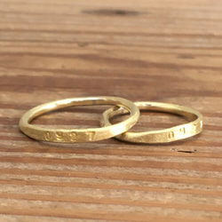 真鍮リング リング | 真鍮 | 2連 | ゴールド | AFFECTIO ARTIUM