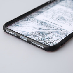 Glancez No Phone Allowedオリジナルの唇紫水彩スローガン3D三次元両面Apple携帯ケース 7枚目の画像