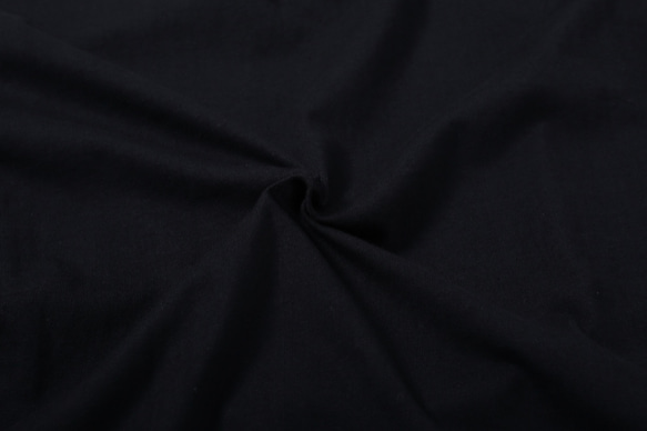 Glancez19春夏オリジナル水彩プリント静かなスローガンコットンTシャツブラック 7枚目の画像