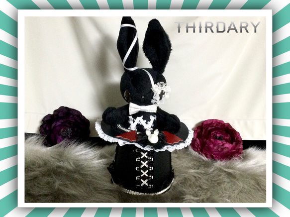 【usagi noir】シルクハットウサギ　 1枚目の画像