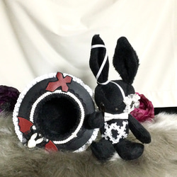 【usagi noir】シルクハットウサギ　 4枚目の画像
