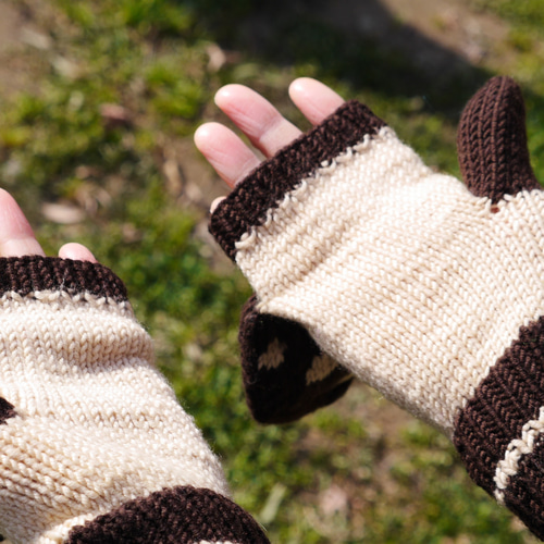 カバーミトン（きのこ） 手袋・ミトン puo 通販 754451｜Creema(クリーマ)