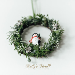 【迷你聖誕圈/ Mini Wreath】綠野耶誕  Green Christmas 第2張的照片