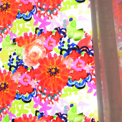 ファブリック生地　布　テキスタイル　コットン　Resort Flower 5枚目の画像