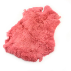 ファー素材】ラビットファー素材（ピンク） 生地 FUR DESIGN（ファー