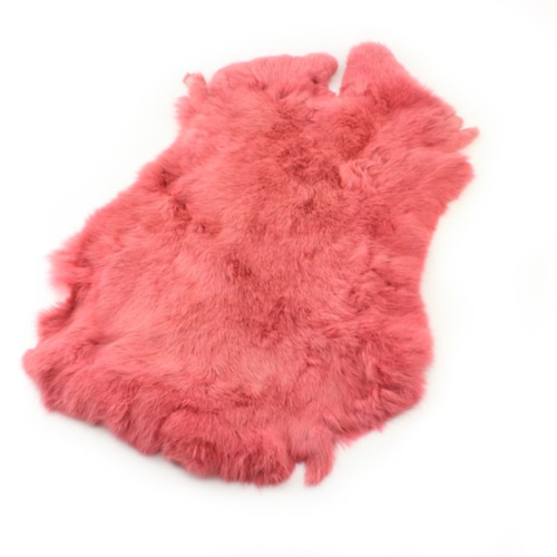ファー素材】ラビットファー素材（ピンク） 生地 FUR DESIGN（ファー