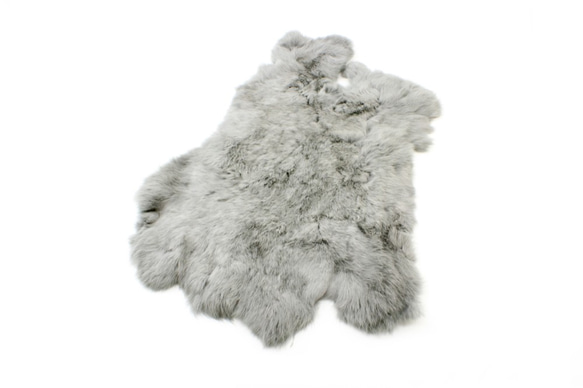 ファー素材】ラビットファー素材（グレー） 生地 FUR DESIGN（ファー 