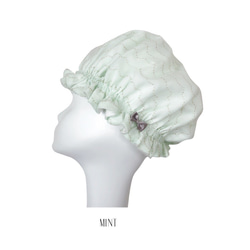 Mintrame 雪紡~日本可水洗絲綢睡帽 改善髮質 美髮 第2張的照片