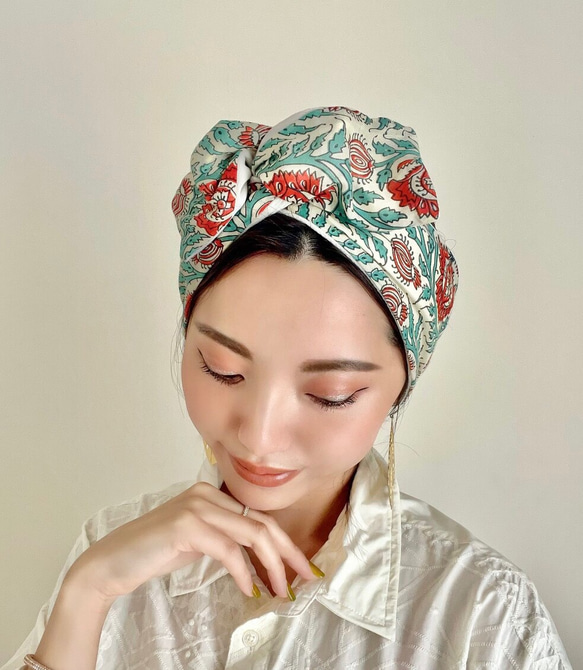 クロスターバン ヘアバンド 厚く 幅広 ブラウン シンプル無地