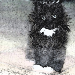 「ミネット・Minette」猫の肖像画 1枚目の画像