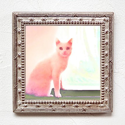 「ユニ・Uni」猫の肖像画 2枚目の画像