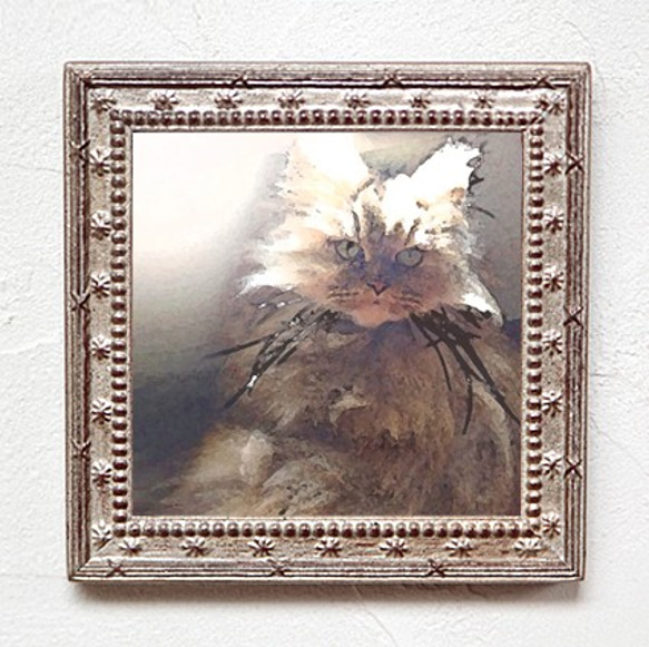 「マージ・Mage」・猫の肖像画 2枚目の画像