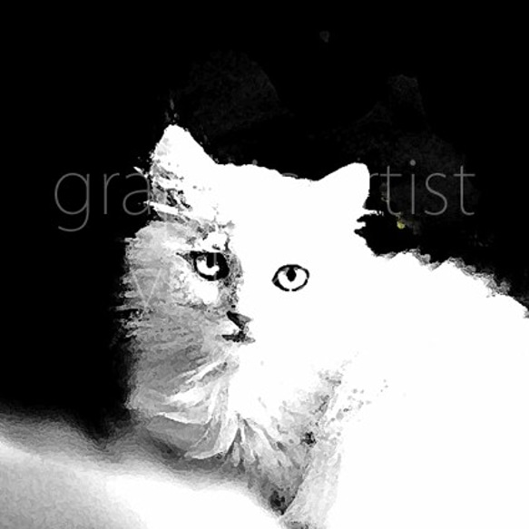 「ダリ・Dali」猫の肖像画 1枚目の画像
