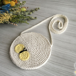 再出品【麦わら帽子】ベビーヘアクリップ　キッズヘアクリップ　ヘアゴム コットンで編んだ麦わら帽子♪ベビーヘアゴム ベビーヘア