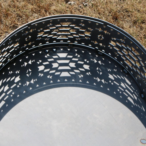 オリジナル 焚き火台 Lサイズ オルテガ柄 焚火 キャンプ その他