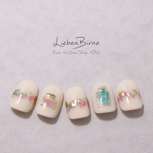 香水瓶のネイル＊Li ネイルチップ（つけ爪） LiebenBirne 通販 8434433