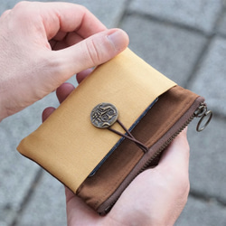 【ひまわりイエロー】＃1- 財布 ウォレットには男性用と女性用のギフト用ポケットが付いています 2枚目の画像