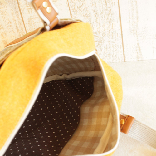 受注製作*＜Harris Tweed ハリスツイード＞*3wayボストンバッグ