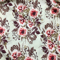 《kai's》USA輸入生地ペパーミントの華やか花柄ギャザースカート 3枚目の画像