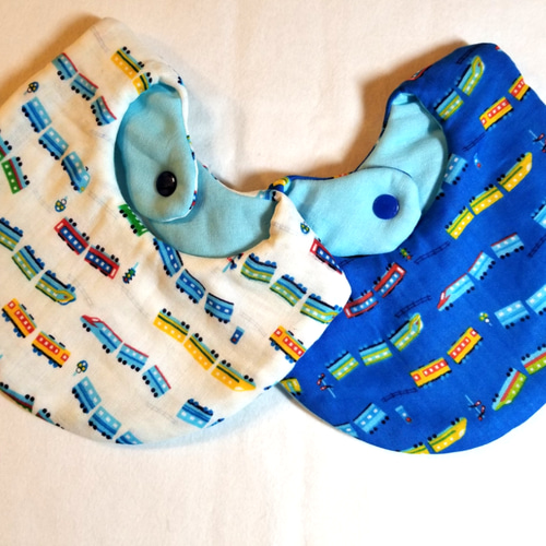 再販9】☆ふわふわガーゼスタイ☆二色より お選び頂けます✨ スタイ