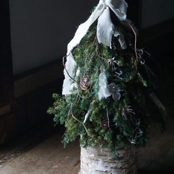『Creema限定』【受注制作】クリスマスツリー*ナチュラルグリーン55センチ 1枚目の画像