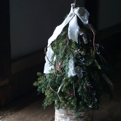 『Creema限定』【受注制作】クリスマスツリー*ナチュラルグリーン55センチ 9枚目の画像