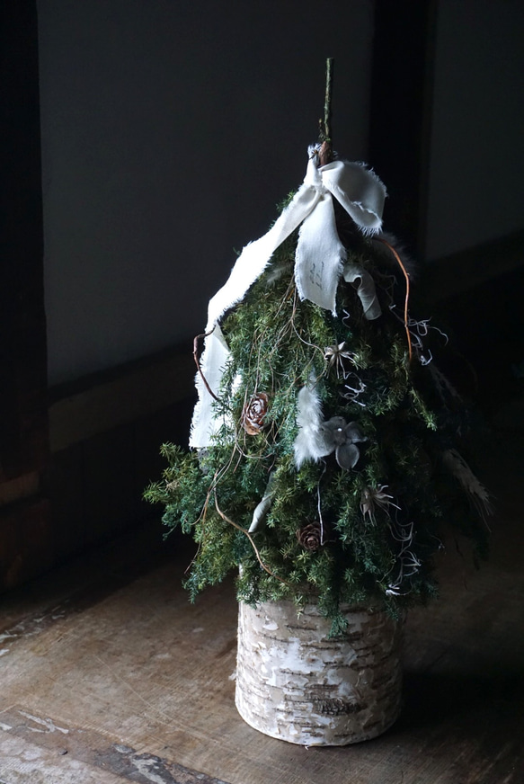 『Creema限定』【受注制作】クリスマスツリー*ナチュラルグリーン55センチ 9枚目の画像