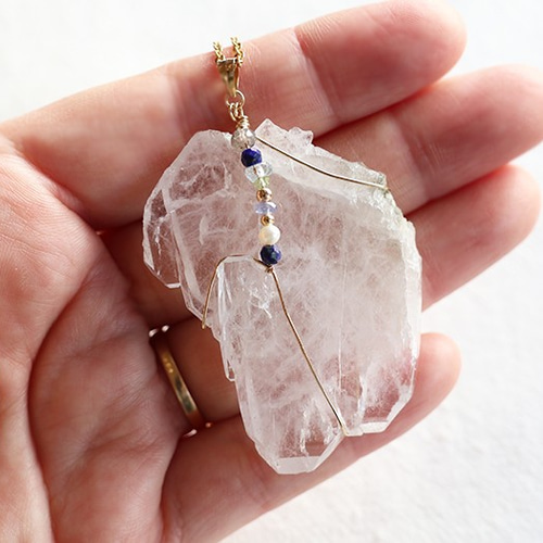 ガネーシュヒマラヤ天然石水晶ペンダント ガネッシュヒマール産】天然ヒマラヤ水晶ペンダントトップ⑬