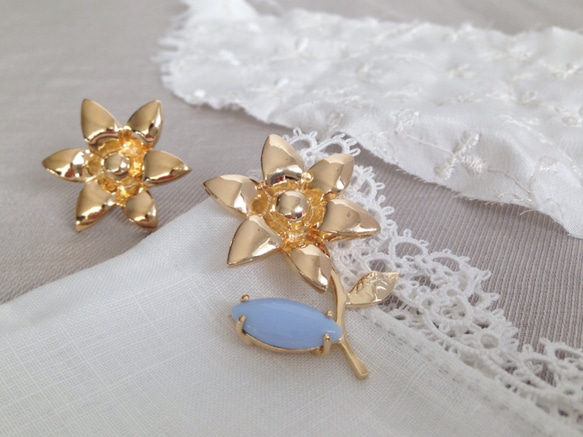 Joyeux ー gold x paleblue ー 3pcs set 3枚目の画像