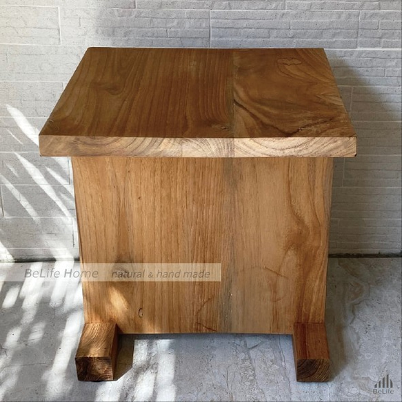 【小日子BeLife】小方桌 柚木矮桌 邊桌 第2張的照片