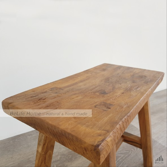 【小日子BeLife】風化方凳 柚木凳 木椅 第4張的照片