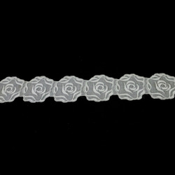 「Creema限定」バラ型 ヴィンテージレース (ホワイト) 2枚目の画像