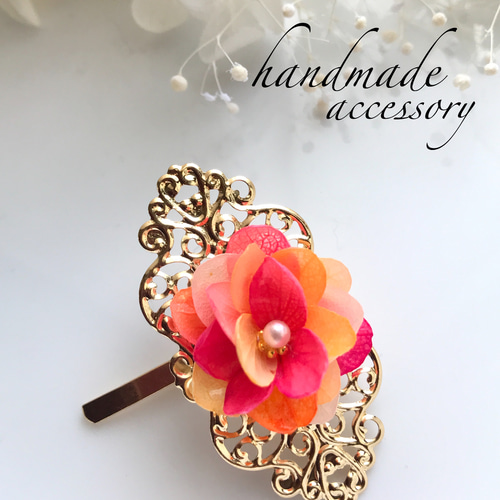 送料無料 紫陽花ポニーフック その他ヘアアクセサリー ヨウノ葉 通販  