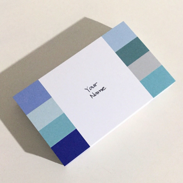 パーソナル名刺 ショップカード 19d1_bl  名刺  作成/オーダー名刺 2枚目の画像