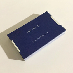 【カスタマイズ】オーダー名刺 ショップカード 29d4_nev 名刺作成/パーソナル名刺 2枚目の画像