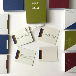 【50枚】サンキューカード f29dmini タグ/裏面無地 2枚目の画像