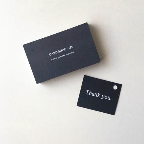お試し10枚】パーソナル名刺 ショップカード 英表記 58d2_gry 名刺作成