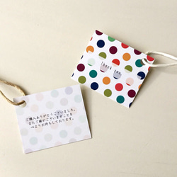 【50枚】サンキューカード m33dmini タグ/裏面メッセージ 1枚目の画像