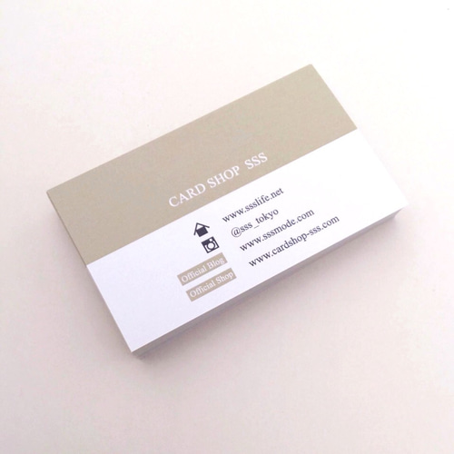 パーソナル名刺 ショップカード 62d3_bg 名刺作成/オーダー名刺