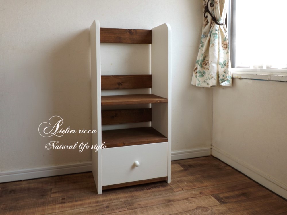 無垢材のランドセルラックtall