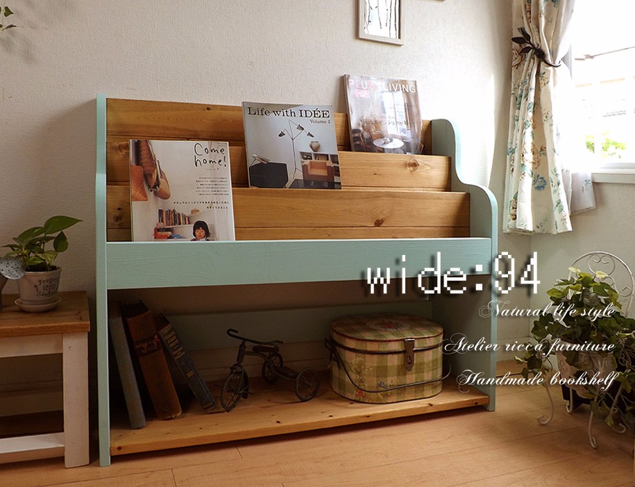 サイズ、デザインオーダー可！幅広6段カップボードW82●シャビーブラウン受注製作 サイズ、デザインオーダー可！幅広6段カップボードW82○シャビー