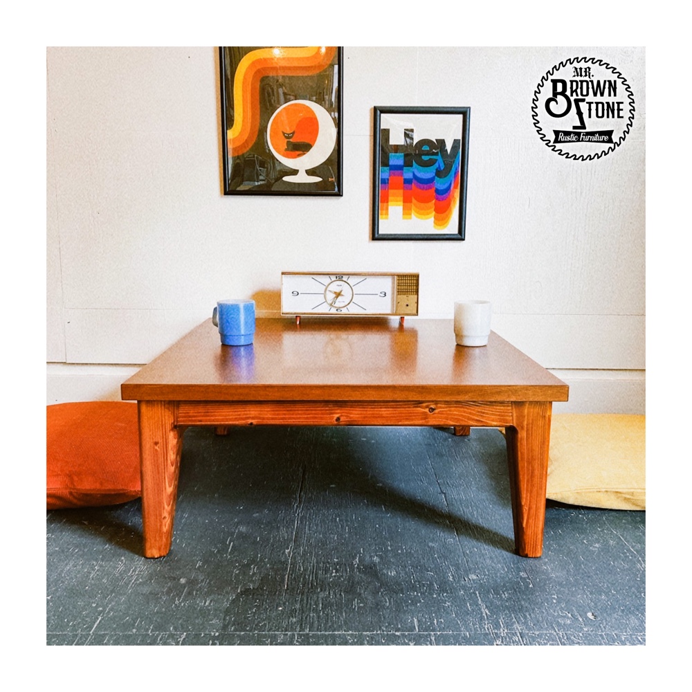 holiday’s LOWTABLE  北欧　ヴィンテージ　[天板700×700]サイズオーダー可能！　ローテーブル