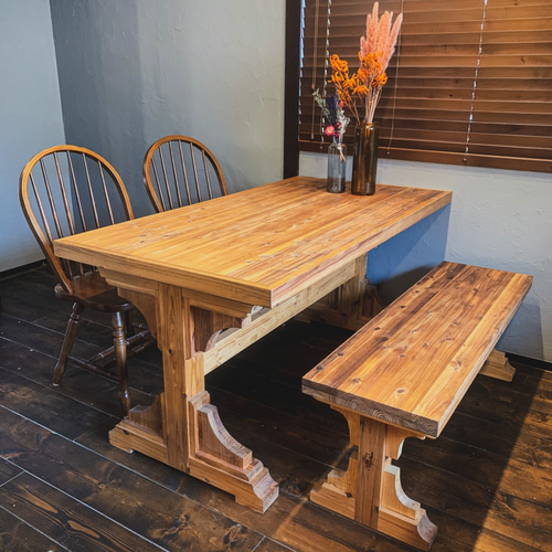 RUSTIC BENCH ダイニングベンチ 北欧 ビンテージ アンティーク カフェ