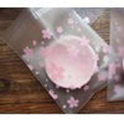 １００枚　７×７ｃｍ　デザインOPP　桜　ギフト　ラッピング 3枚目の画像