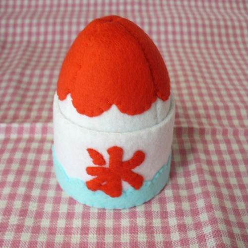 受注製作】フェルトの＊かき氷 フェルトままごと おもちゃ・人形