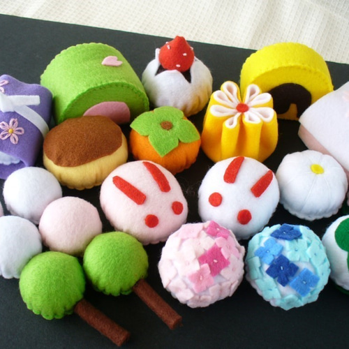 12 フェルトままごと　春夏和菓子　オーダーページ 12 フェルトままごと春夏和菓子オーダーページ
