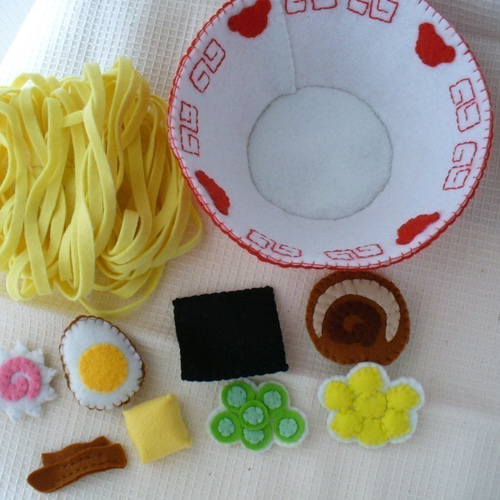 28 フェルトままごと ラーメンバッグ オーダーページ 28 フェルト