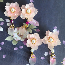 【受注生産品】八重桜のペンダントトップ 2枚目の画像